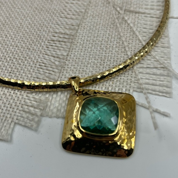 Technibond 18K Gold Over 925 Italy Sterling Silver Pendant Necklace – 30g – Box - Picture 15 of 17